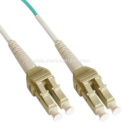 OM3/OM4 LC-LC Duplex Fiber Patch Cables with Unitboot